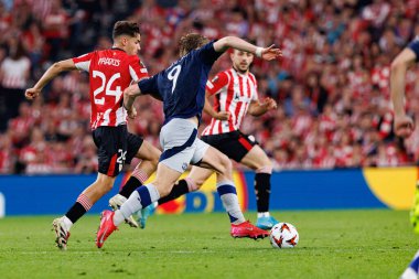 Rasmus Hojlund UEFA Avrupa Ligi yarı final maçında Atletizm Kulübü ve Manchester United FC (Maciej Rogowski)