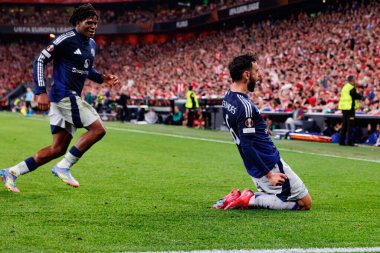 Bruno Fernandes, UEFA Avrupa Ligi yarı final maçında Manchester United FC (Maciej Rogowski)