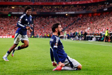 Bruno Fernandes, UEFA Avrupa Ligi yarı final maçında Manchester United FC (Maciej Rogowski)