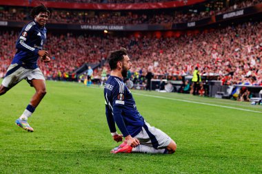 Bruno Fernandes, UEFA Avrupa Ligi yarı final maçında Manchester United FC (Maciej Rogowski)