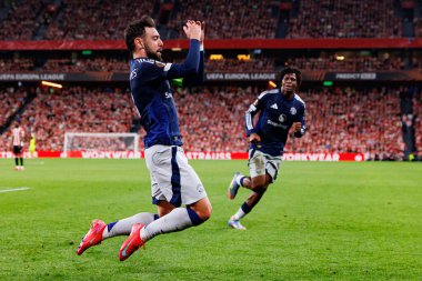 Bruno Fernandes, UEFA Avrupa Ligi yarı final maçında Manchester United FC (Maciej Rogowski)