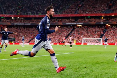 Bruno Fernandes, UEFA Avrupa Ligi yarı final maçında Manchester United FC (Maciej Rogowski)