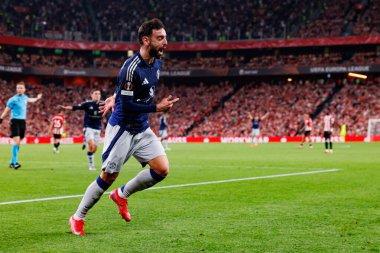Bruno Fernandes, UEFA Avrupa Ligi yarı final maçında Manchester United FC (Maciej Rogowski)
