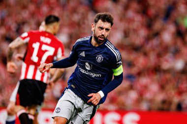 Bruno Fernandes, UEFA Avrupa Ligi yarı final maçında Manchester United FC (Maciej Rogowski)