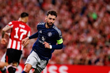 Bruno Fernandes, UEFA Avrupa Ligi yarı final maçında Manchester United FC (Maciej Rogowski)