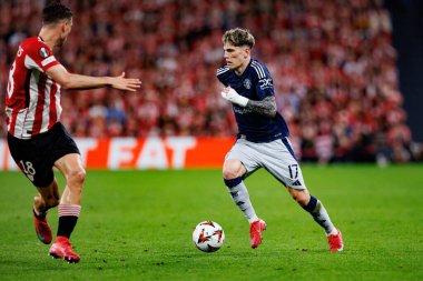 Alejandro Garnacho UEFA Avrupa Ligi yarı final maçında Manchester United FC (Maciej Rogowski)