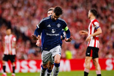 Bruno Fernandes, UEFA Avrupa Ligi yarı final maçında Manchester United FC (Maciej Rogowski)