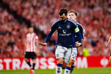 Bruno Fernandes, UEFA Avrupa Ligi yarı final maçında Manchester United FC (Maciej Rogowski)