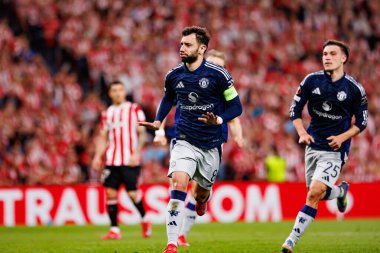 Bruno Fernandes, UEFA Avrupa Ligi yarı final maçında Manchester United FC (Maciej Rogowski)