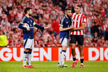 Bruno Fernandes UEFA Avrupa Ligi yarı final maçında Atletizm Kulübü ve Manchester United FC takımları arasında görüldü (Maciej Rogowski)