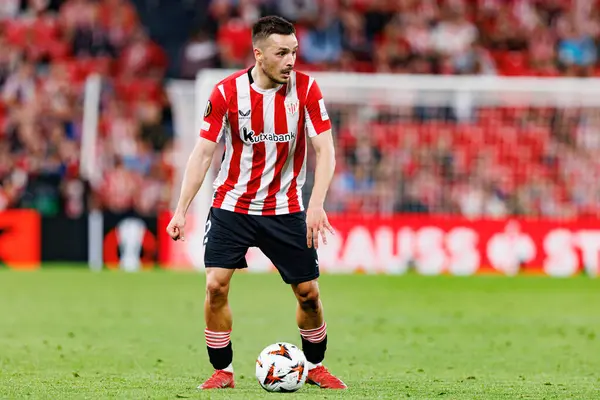 Andoni Gorosabel UEFA Avrupa Ligi yarı final maçında Atletizm Kulübü ve Manchester United FC (Maciej Rogowski)