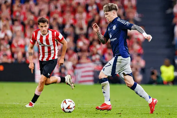 Alejandro Garnacho UEFA Avrupa Ligi yarı final maçında Manchester United FC (Maciej Rogowski)