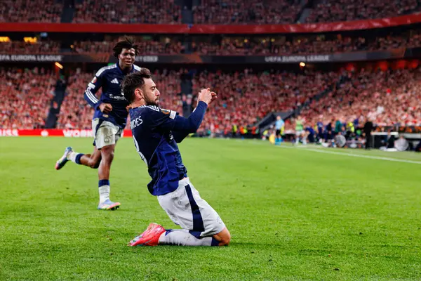 Bruno Fernandes, UEFA Avrupa Ligi yarı final maçında Manchester United FC (Maciej Rogowski)