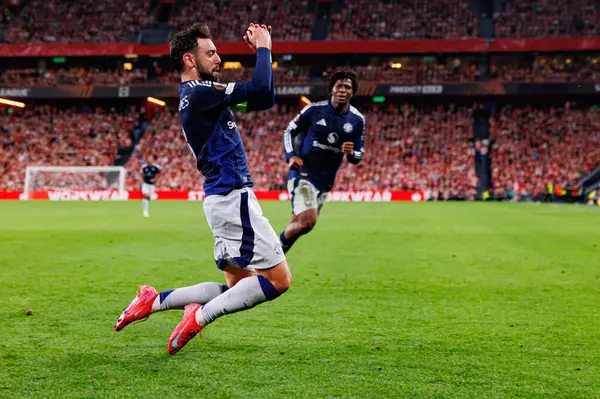 Bruno Fernandes, UEFA Avrupa Ligi yarı final maçında Manchester United FC (Maciej Rogowski)