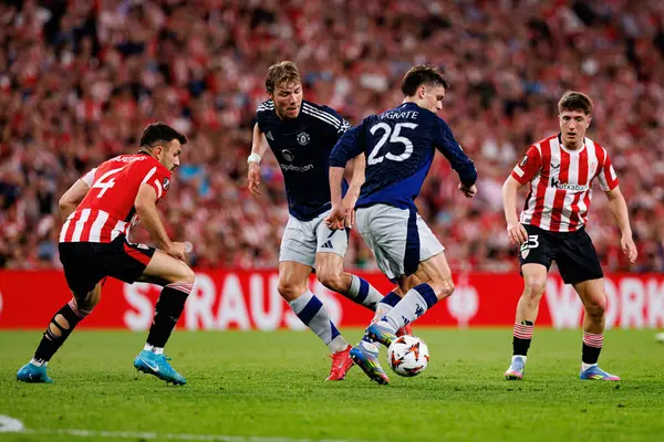 Manuel Ugarte UEFA Avrupa Ligi yarı final maçında Atletizm Kulübü ve Manchester United FC (Maciej Rogowski)