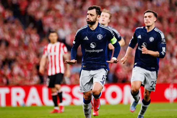 Bruno Fernandes, UEFA Avrupa Ligi yarı final maçında Manchester United FC (Maciej Rogowski)