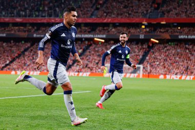 Casemiro, UEFA Avrupa Ligi yarı final maçında Manchester United FC (Maciej Rogowski)