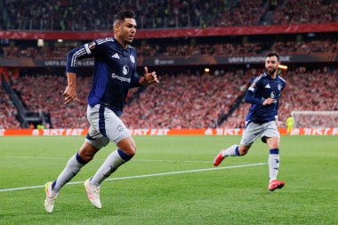 Casemiro, UEFA Avrupa Ligi yarı final maçında Manchester United FC (Maciej Rogowski)
