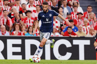 Noussair Mazraoui UEFA Avrupa Ligi yarı final maçında Manchester United FC (Maciej Rogowski)