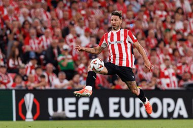 Yeray Alvarez UEFA Avrupa Ligi yarı final maçında Atletizm Kulübü ve Manchester United FC (Maciej Rogowski)