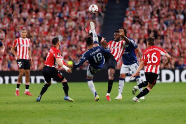Casemiro ve Inaki Williams UEFA Avrupa Ligi yarı final maçında Manchester United FC (Maciej Rogowski)
