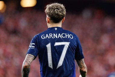 Alejandro Garnacho UEFA Avrupa Ligi yarı final maçında Manchester United FC (Maciej Rogowski)