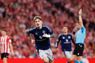 Alejandro Garnacho UEFA Avrupa Ligi yarı final maçında Manchester United FC (Maciej Rogowski)