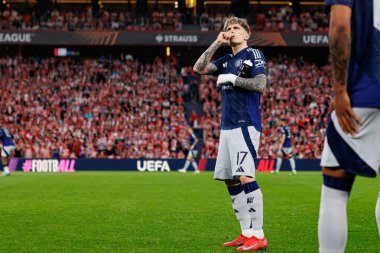 Alejandro Garnacho UEFA Avrupa Ligi yarı final maçında Manchester United FC (Maciej Rogowski)