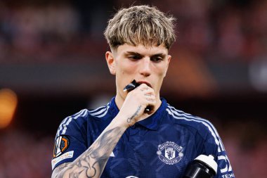 Alejandro Garnacho UEFA Avrupa Ligi yarı final maçında Manchester United FC (Maciej Rogowski)