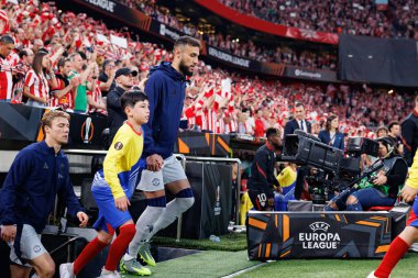 Noussair Mazraoui UEFA Avrupa Ligi yarı final maçında Manchester United FC (Maciej Rogowski)