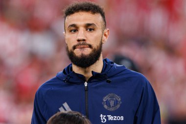 Noussair Mazraoui UEFA Avrupa Ligi yarı final maçında Manchester United FC (Maciej Rogowski)