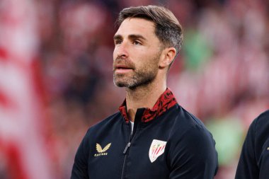 Yeray Alvarez UEFA Avrupa Ligi yarı final maçında Atletizm Kulübü ve Manchester United FC (Maciej Rogowski)