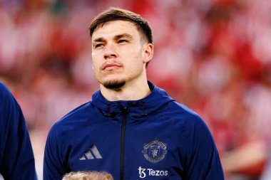 Manuel Ugarte UEFA Avrupa Ligi yarı final maçında Atletizm Kulübü ve Manchester United FC (Maciej Rogowski)