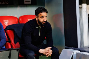 Ruben Amorim UEFA Avrupa Ligi yarı final maçında Atletizm Kulübü ve Manchester United FC (Maciej Rogowski)