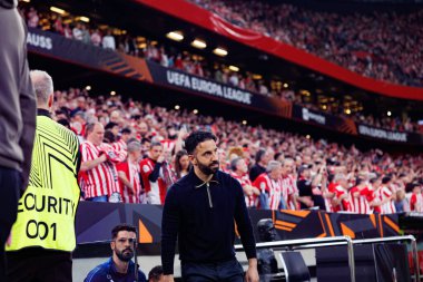 Ruben Amorim UEFA Avrupa Ligi yarı final maçında Atletizm Kulübü ve Manchester United FC (Maciej Rogowski)