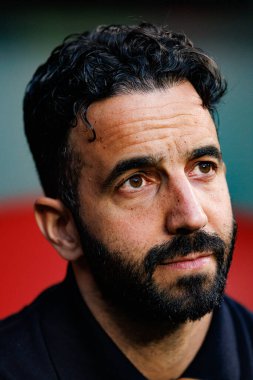 Ruben Amorim UEFA Avrupa Ligi yarı final maçında Atletizm Kulübü ve Manchester United FC (Maciej Rogowski)