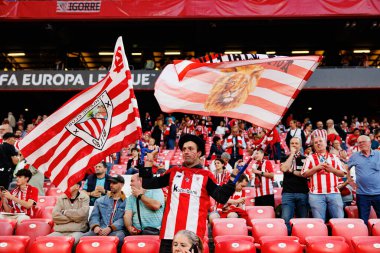 Atletizm taraftarı UEFA Avrupa Ligi yarı final maçında Atletizm Kulübü ve Manchester United FC (Maciej Rogowski)