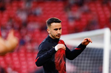 Alex Berenguer UEFA Avrupa Ligi yarı final maçında Atletizm Kulübü ve Manchester United FC (Maciej Rogowski)