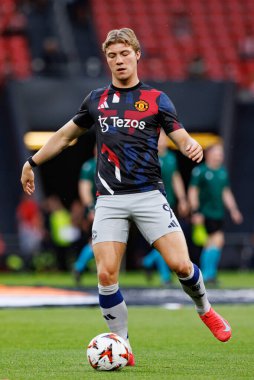 Rasmus Hojlund UEFA Avrupa Ligi yarı final maçında Atletizm Kulübü ve Manchester United FC (Maciej Rogowski)