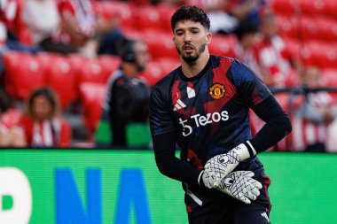 Altay Bayindir UEFA Avrupa Ligi yarı final maçında Atletizm Kulübü ve Manchester United FC takımları arasında görüldü (Maciej Rogowski)