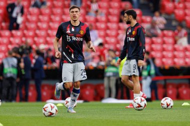 Manuel Ugarte UEFA Avrupa Ligi yarı final maçında Atletizm Kulübü ve Manchester United FC (Maciej Rogowski)