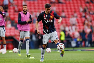 Manuel Ugarte UEFA Avrupa Ligi yarı final maçında Atletizm Kulübü ve Manchester United FC (Maciej Rogowski)