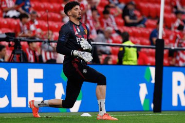 Altay Bayindir UEFA Avrupa Ligi yarı final maçında Atletizm Kulübü ve Manchester United FC takımları arasında görüldü (Maciej Rogowski)