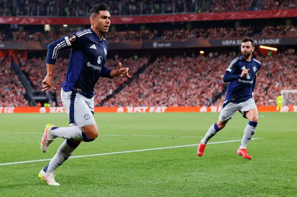 Casemiro, UEFA Avrupa Ligi yarı final maçında Manchester United FC (Maciej Rogowski)