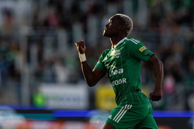 Capita Capemba PKO BP Ekstraklasa maçında Radomiak Radom ve Lech Poznan (Maciej Rogowski)