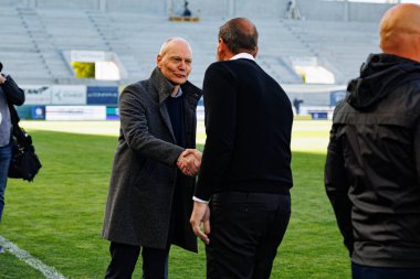 Niels Frederiksen ve Joao Henriques, PKO BP Ekstraklasa maçında Radomiak Radom ve Lech Poznan (Maciej Rogowski)