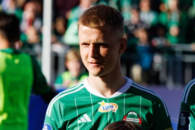 PKO BP Ekstraklasa maçında Radomiak Radom ve Lech Poznan (Maciej Rogowski) takımları arasında Paulius Golubickas görüldü)