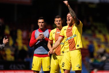 Milosz Trojak, Korona Kielce ve Jagiellonia Bialystok (Maciej Rogowski) takımları arasındaki PKO BP Ekstraklasa maçı sırasında görüldü)