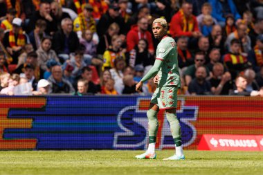 Edi Semedo, Korona Kielce ve Jagiellonia Bialystok (Maciej Rogowski) takımları arasındaki PKO BP Ekstraklasa maçında görüldü)