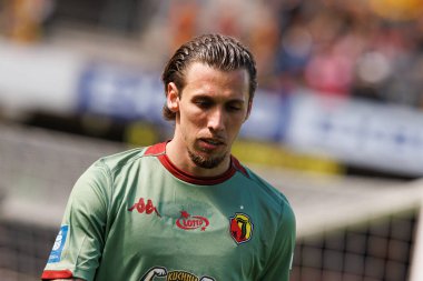 Darko Churlinov, Korona Kielce ve Jagiellonia Bialystok (Maciej Rogowski) takımları arasındaki PKO BP Ekstraklasa maçında görüldü)